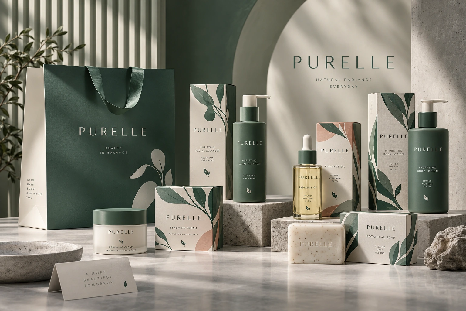 PURELLE — Ambalaj tasarımı konsept çalışması