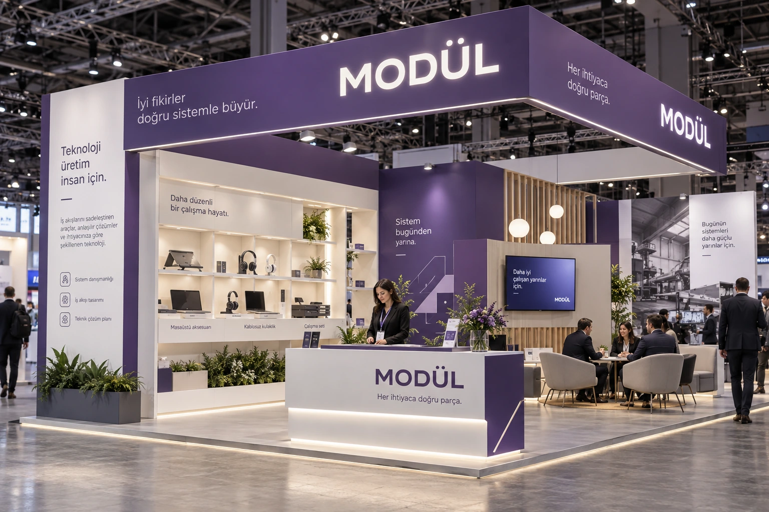 MODÜL — Fuar standı konsept çalışması