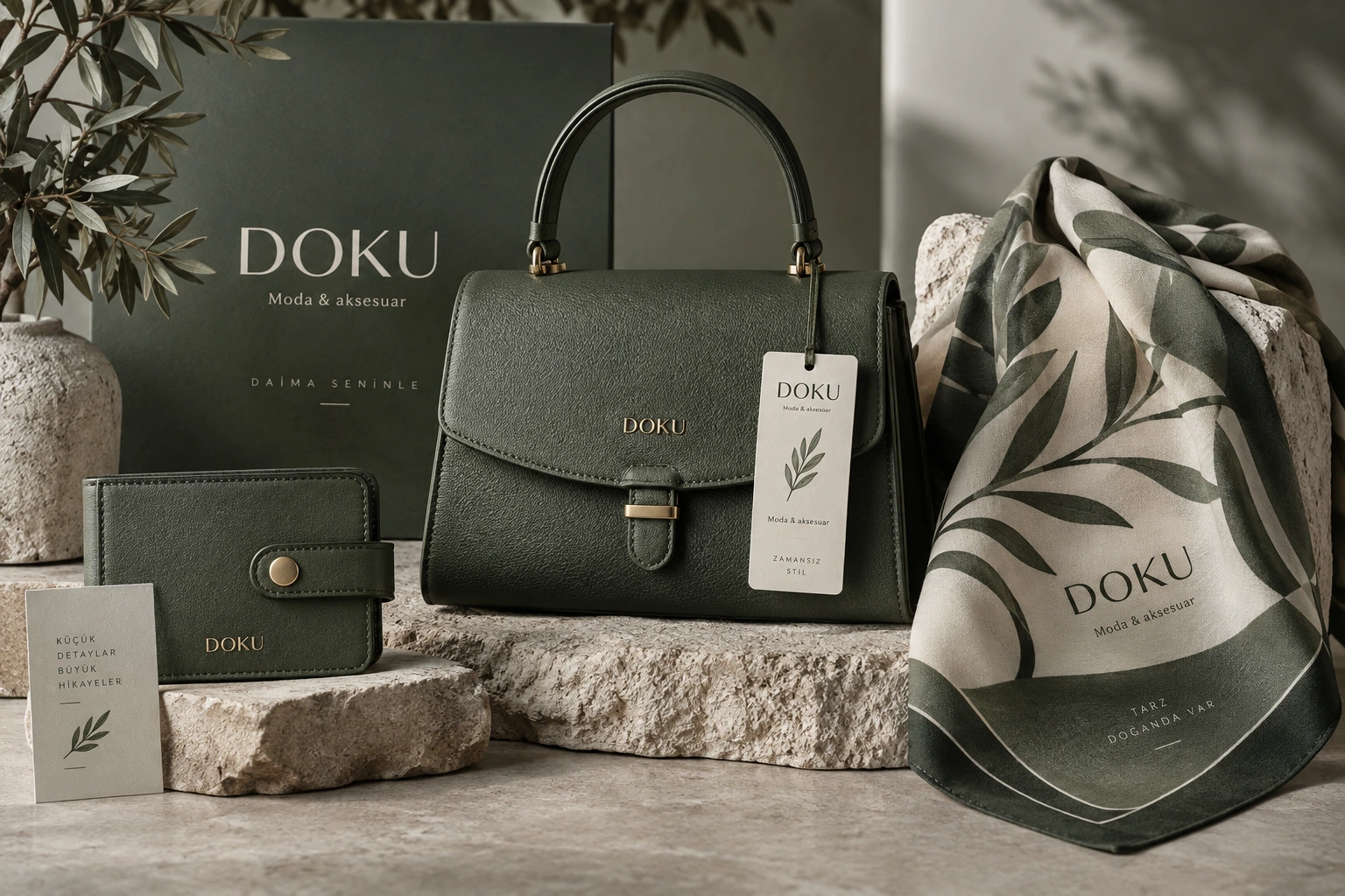 DOKU — Etiket & ürün serisi konsept çalışması