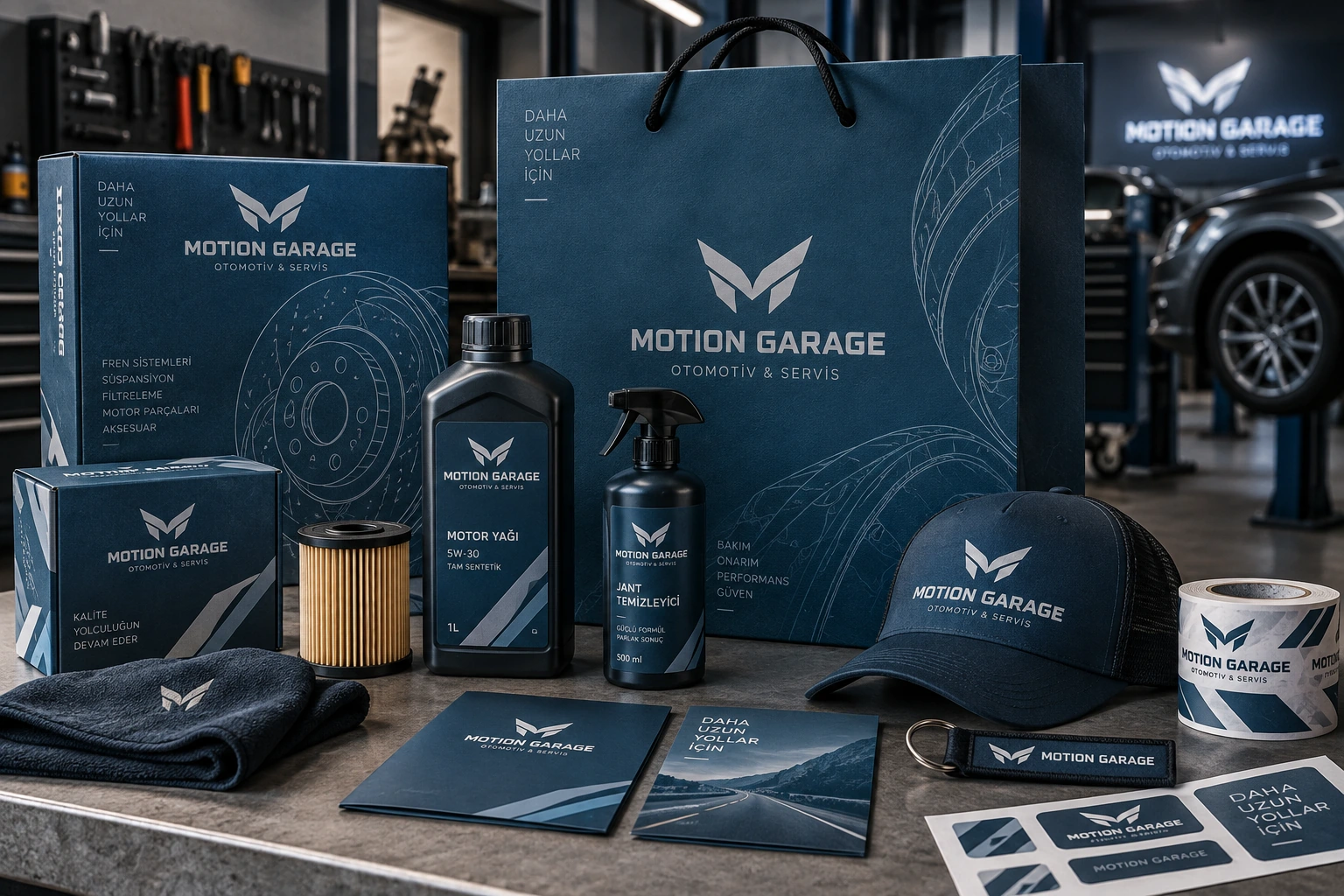MOTION GARAGE — Ambalaj tasarımı konsept çalışması